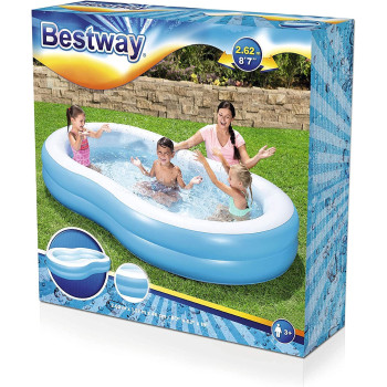 Bestway 8'7' x 62' x 18'/2.62m x 1.57m x 46cm The Big Lagoon Family Pool