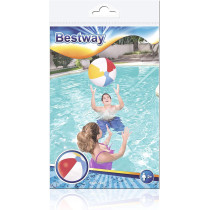 Bestway Panel Beach Ball 24 inch, White, BW31022, 24'' PANEL BEACH BALL