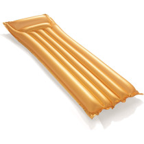 Bestway, Inflatable Lilo Lounger Swimming Pool Air Bed Beach Mat, Gold, 44044-19