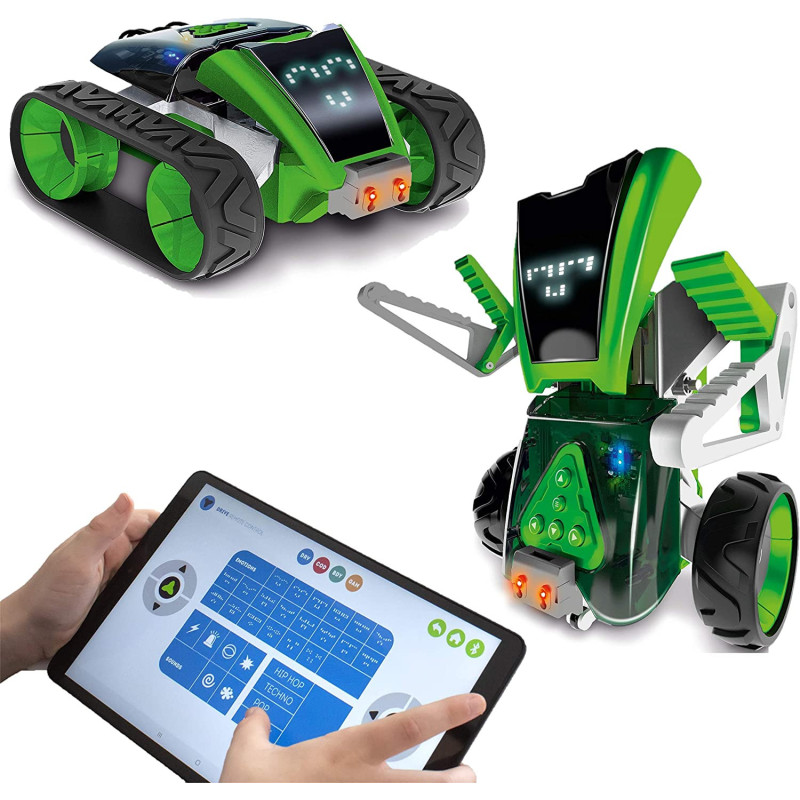 Buildable & Programmable Toy Robot Kit for Kids - Bring Mazzy to Life - Create an Interactive Android or Rover Vehicle Model - Great Educational STEM Learning Toy - Ages 8+