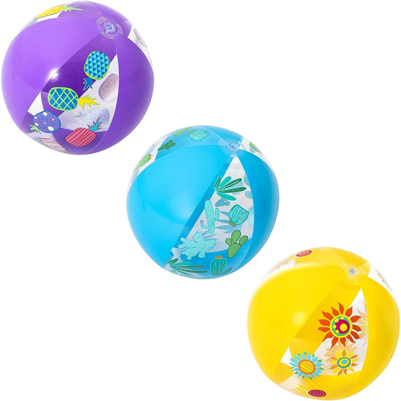 BWAY BEACH BALL AST DESIGNER 51CM