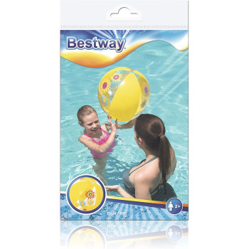 BWAY BEACH BALL AST DESIGNER 51CM