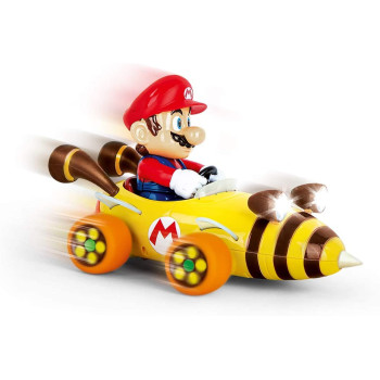 Carrera 181064 Mario Kart Bumble V 1:18 Scale 2.4 GHz Remote Radio Control Car with Rechargeable LiFePO4 Battery