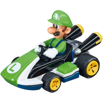 Carrera 20062491 GO!!! Nintendo Mario Kart 8 Rennstrecken-Set | 4,9m elektrische Carrerabahn mit Mario & Luigi Spielzeugautos | mit 2 Handreglern & Streckenteilen | Spielzeug fur Kinder ab 6 Jahren
