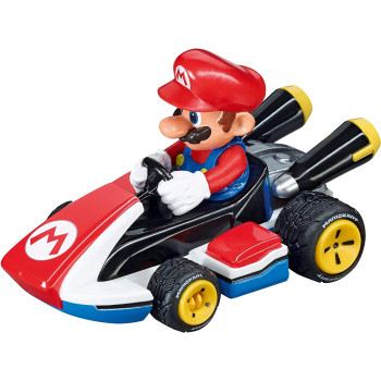 Carrera 20062491 GO!!! Nintendo Mario Kart 8 Rennstrecken-Set | 4,9m elektrische Carrerabahn mit Mario & Luigi Spielzeugautos | mit 2 Handreglern & Streckenteilen | Spielzeug fur Kinder ab 6 Jahren