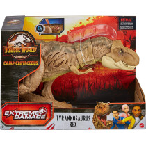 Jurassic World Extreme Damage T-Rex GWN26, Multicolour