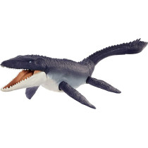 Jurassic World Ocean Protector Mosasaurus Dinosaur Action Figure Sculpted with Movable Joints, Ages 4 Years & Older GXC09, Multi colour