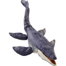 Jurassic World Ocean Protector Mosasaurus Dinosaur Action Figure Sculpted with Movable Joints, Ages 4 Years & Older GXC09, Multi colour