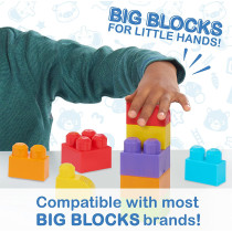 Just Play CoComelon Patch Academy, 53 Large Building Blocks Includes 6 Character Figures