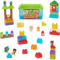 Just Play CoComelon Patch Academy, 53 Large Building Blocks Includes 6 Character Figures