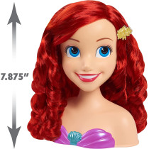 Just Play Disney Princess Basic Ariel Styling Head Styling Heads, Ages 3 Up