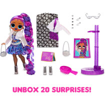 L.O.L. Surprise! OMG Queens Runway Diva Fashion Doll with 20 Surprises Including Outfit and Accessories for Fashion Toy, Girls Ages 3 and up, 10 inch Doll, Multicolor