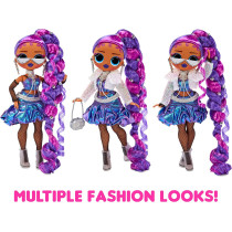 L.O.L. Surprise! OMG Queens Runway Diva Fashion Doll with 20 Surprises Including Outfit and Accessories for Fashion Toy, Girls Ages 3 and up, 10 inch Doll, Multicolor