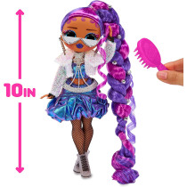 L.O.L. Surprise! OMG Queens Runway Diva Fashion Doll with 20 Surprises Including Outfit and Accessories for Fashion Toy, Girls Ages 3 and up, 10 inch Doll, Multicolor