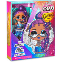 L.O.L. Surprise! OMG Queens Runway Diva Fashion Doll with 20 Surprises Including Outfit and Accessories for Fashion Toy, Girls Ages 3 and up, 10 inch Doll, Multicolor