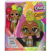 L.O.L. Surprise! OMG Queens Sways Fashion Doll with 20 Surprises Including Outfit and Accessories for Fashion Toy Girls Ages 3 and up, 10 inch Doll, Multicolor