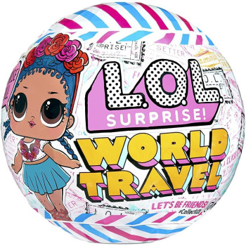 L.O.L. Surprise! Omg World Travel Tots, Trendy Doll With 8 Surprises To Unbox Including A Secret Message, Fashions, Accessories, & More In Pdq, Multicolor