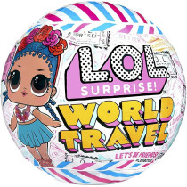 L.O.L. Surprise! Omg World Travel Tots, Trendy Doll With 8 Surprises To Unbox Including A Secret Message, Fashions, Accessories, & More In Pdq, Multicolor