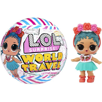 L.O.L. Surprise! Omg World Travel Tots, Trendy Doll With 8 Surprises To Unbox Including A Secret Message, Fashions, Accessories, & More In Pdq, Multicolor