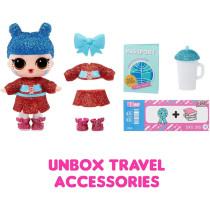 L.O.L. Surprise! Omg World Travel Tots, Trendy Doll With 8 Surprises To Unbox Including A Secret Message, Fashions, Accessories, & More In Pdq, Multicolor
