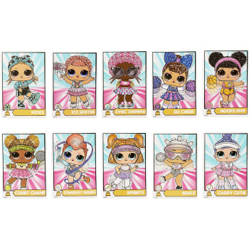 L.O.L. Surprise! All-Star Sports Moves Series 7, UNbox 8 Surprises Including a Movement Feature and Sparkly Sports-Themed Accessories - Great Gift for Kids 4+