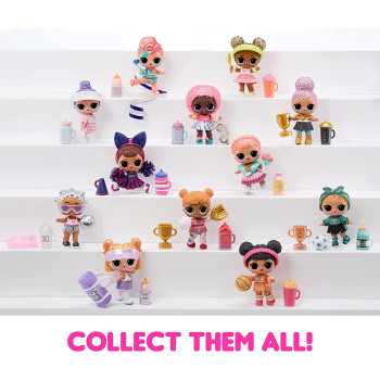 L.O.L. Surprise! All-Star Sports Moves Series 7, UNbox 8 Surprises Including a Movement Feature and Sparkly Sports-Themed Accessories - Great Gift for Kids 4+