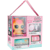 L.O.L. Surprise! Big Pet Neon Kitty With 15 Surprises, Multicolor, 577720C3, L.O.L. Surprise! Big Pets-Neon Kitty