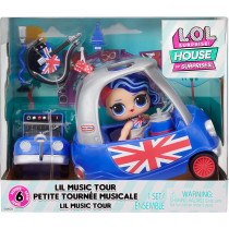 L.O.L. Surprise! O.M.G. House of Surprises Lil Music Tour Playset with Cheeky Babe Collectible Doll and 8 Surprises - Great Gift for Kids Ages 4+