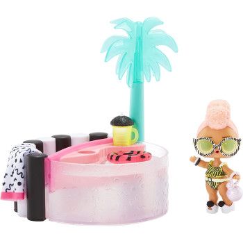 L.O.L. Surprise! Omg House Of Surprises Hot Tub Playset With Yacht B.B. Collectible Doll And 8 Surprises - Great Gift For Kids Ages 4+, Multicolor