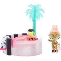 L.O.L. Surprise! Omg House Of Surprises Hot Tub Playset With Yacht B.B. Collectible Doll And 8 Surprises - Great Gift For Kids Ages 4+, Multicolor
