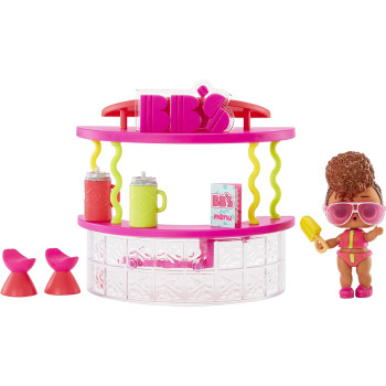 L.O.L. Surprise! Omg House Of Surprises Snack Bar Playset With Rip Tide Collectible Doll And 8 Surprises - Great Gift For Kids Ages 4+, Multicolor