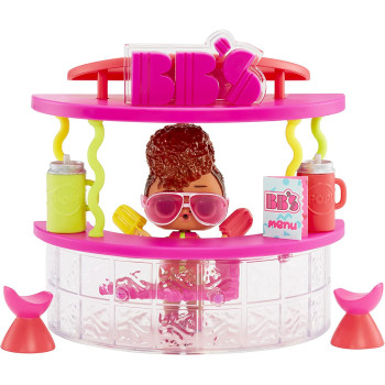 L.O.L. Surprise! Omg House Of Surprises Snack Bar Playset With Rip Tide Collectible Doll And 8 Surprises - Great Gift For Kids Ages 4+, Multicolor