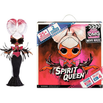 L.O.L. Surprise! Omg Movie Magic Spirit Queen Fashion Doll With 25 Surprises & Movie Set/Theatre Set Playset Series 1 Includes Fashions, Accessories, & More Collectable