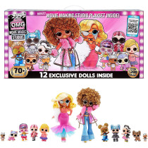 L.O.L. Surprise! Omg Movie Magic Studios With 70+ Surprises, 12 Dolls Including 2 Fashion Dolls, 4 Movie Studio Stages, Green Screen, Phone Tripod, Movie Theater/Set Packaging