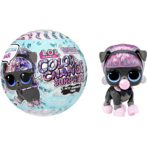 L.O.L. Surprise! Sparkly Fashions, and Accessories Great Gift for Kids Ages 4+, Multicolor, 585312, L.O.L. Surprise! Glitter Color Change Pets Asst
