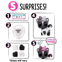 L.O.L. Surprise! Sparkly Fashions, and Accessories Great Gift for Kids Ages 4+, Multicolor, 585312, L.O.L. Surprise! Glitter Color Change Pets Asst