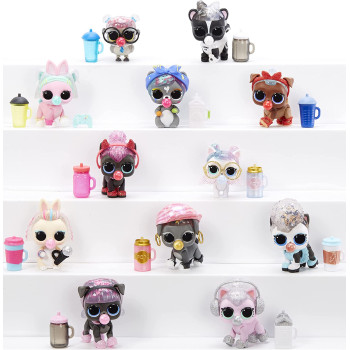 L.O.L. Surprise! Sparkly Fashions, and Accessories Great Gift for Kids Ages 4+, Multicolor, 585312, L.O.L. Surprise! Glitter Color Change Pets Asst
