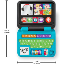 Laugh & Learn Let's Connect Laptop Electronic Toy - UK English Edition
