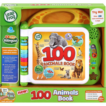 Leap Frog 100 Animals Book English + French