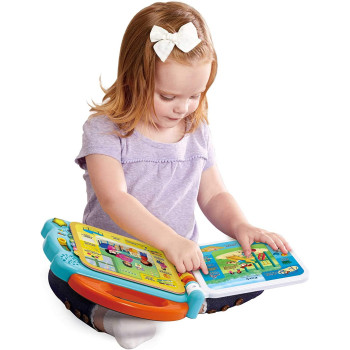 Leap Frog 100 Words About Places I Go Learning Book, Pre School Book for Kids, Musical Learning Toy with Objects and People, Educational Toy Book with Facts and Sound Effects