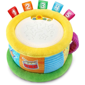 LeapFrog Learn and Groove Thumpin' Numbers Drum, Multicolor