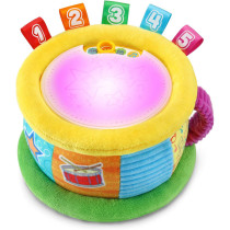 LeapFrog Learn and Groove Thumpin' Numbers Drum, Multicolor