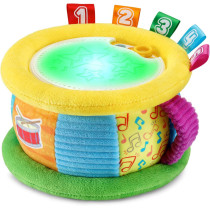 LeapFrog Learn and Groove Thumpin' Numbers Drum, Multicolor
