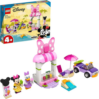 LEGO 10773 Disney Minnie Mouse'S Ice Cream Shop, Toy For Kids 4 + Years Old With Car, New 2021
