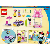 LEGO 10773 Disney Minnie Mouse'S Ice Cream Shop, Toy For Kids 4 + Years Old With Car, New 2021