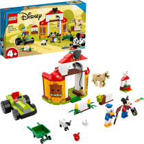 LEGO 10775 Disney Mickey Mouse and Friends Donald Duck's Farm Set with Tractor and Animal Figures, Toy for Kids 4 + Years Old, New 2021