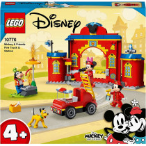 LEGO 10776 Disney Mickey and Friends Fire Engine & Station Building Toy for Kids 4 + Years Old, with Minnie Mouse Firefighter, New 2021