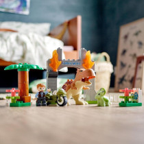 LEGO 10939 DUPLO Jurassic World T. rex and Triceratops Dinosaur Breakout Toy for Boys & Girls Age 2, New 2021