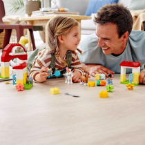 LEGO 10951 DUPLO Town Horse Stable and Pony Care Toy for Toddlers 2 + Years Old, Playset for Preschoolers