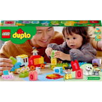 LEGO 10954 Duplo Number Train Toy Learning Numbers For 1 .5 2 Years Old, Preschool Educational Set